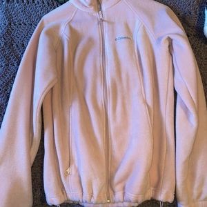 Blush Pink Columbia zip up